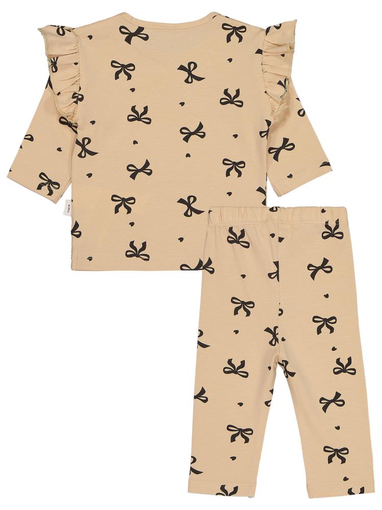 Civil Baby Fiyonk Empirme 6-18 Ay Takım - Bej