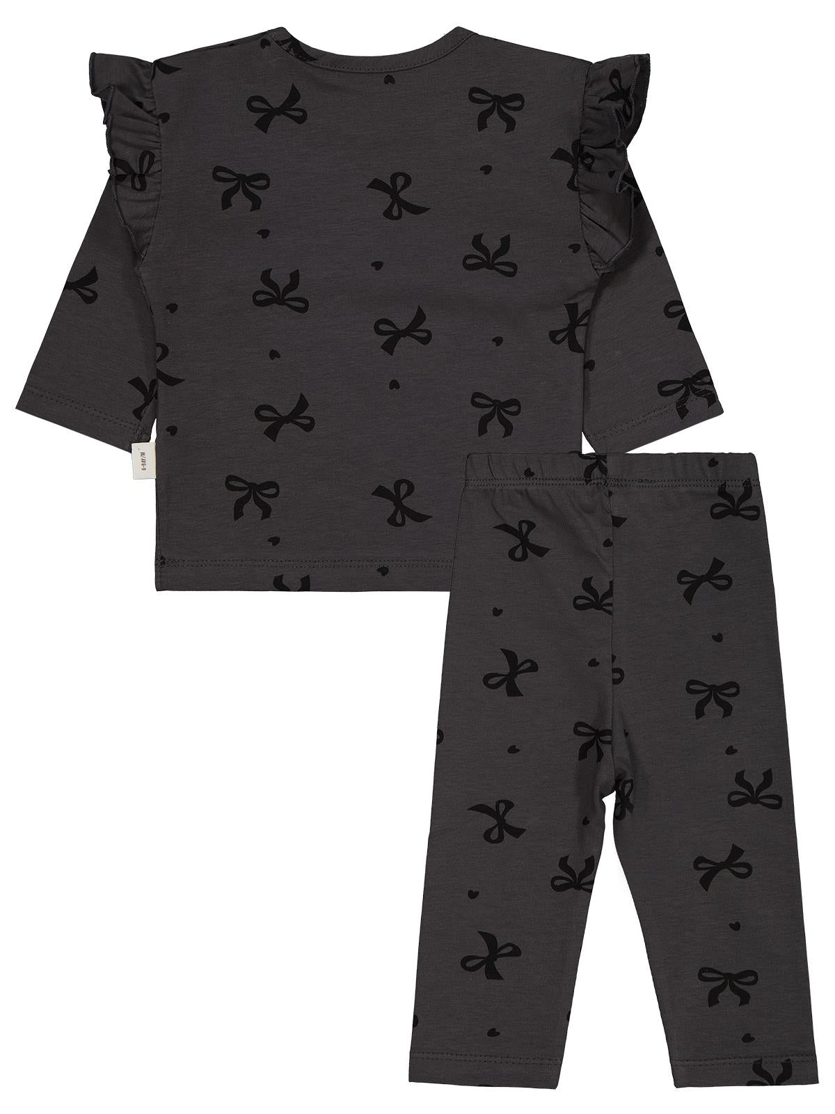 Civil Baby Fiyonk Empirme 6-18 Ay Takım - Gri