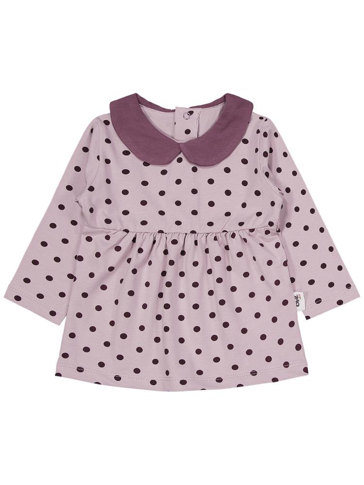Civil Baby Yakalı Puan Baskılı 6-18 Ay Takım - Lila