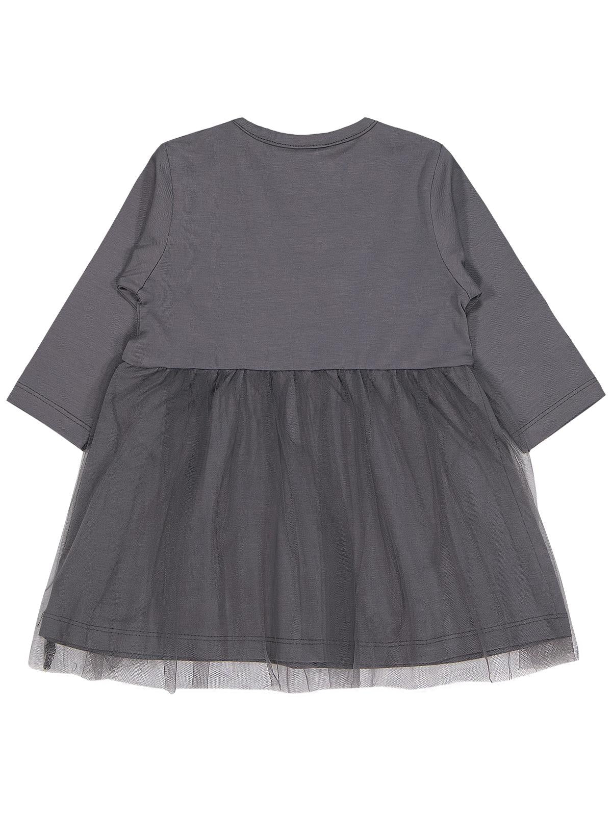 Civil Baby Elbise  6-18 Ay  - Gri