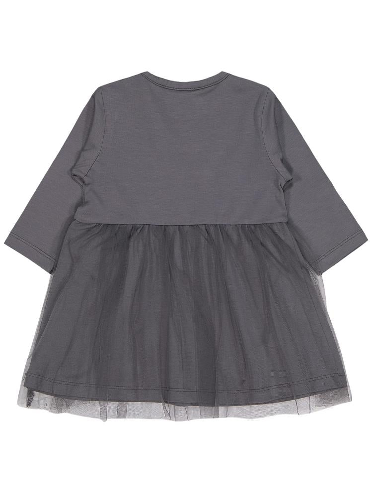 Civil Baby Elbise  6-18 Ay  - Gri