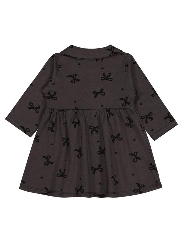 Civil Baby Fiyonk Empirme 6-18 Ay Elbise - Gri