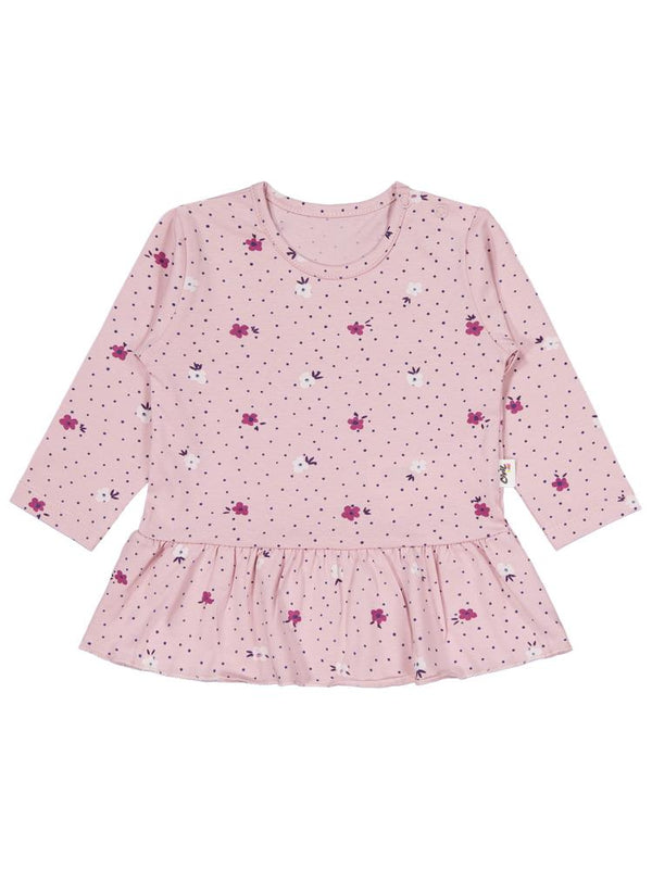 Civil Baby Çiçek Empirme 6-18 Ay Takım - Lila