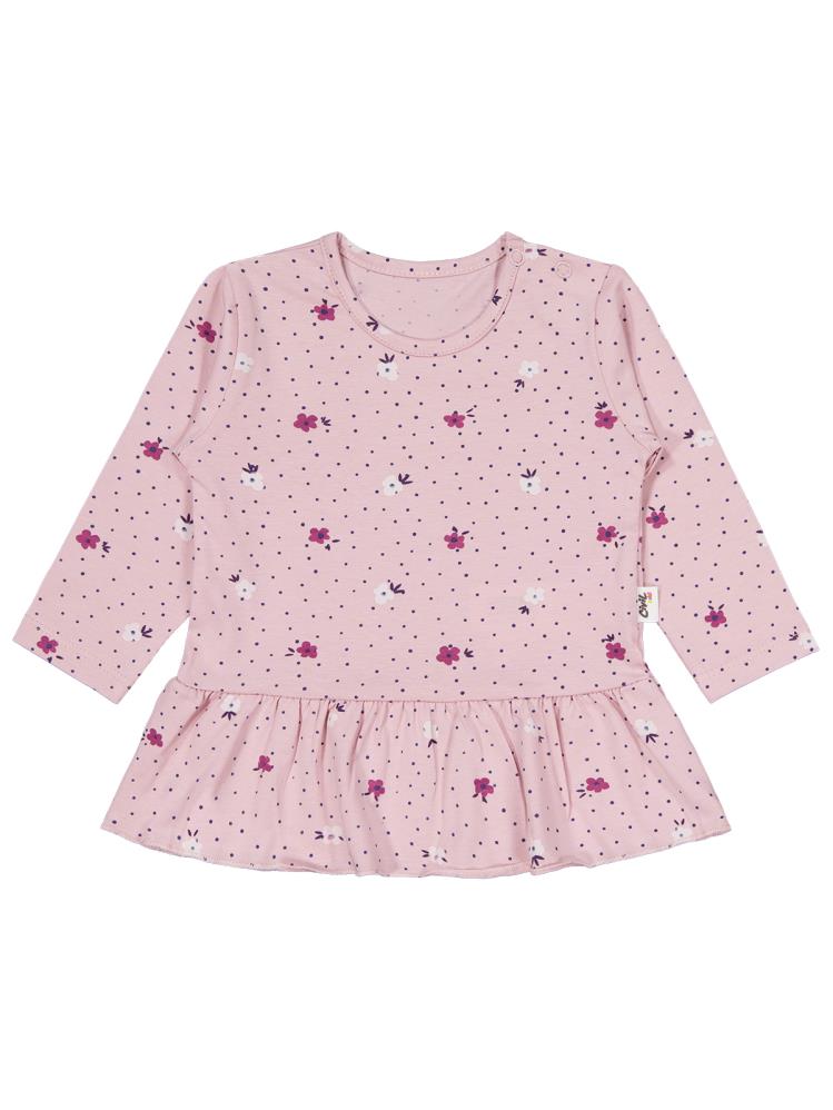 Civil Baby Çiçek Empirme 6-18 Ay Takım - Lila