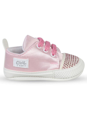 Civil Baby Kız Bebek Patik 17-19 Numara  - Pembe