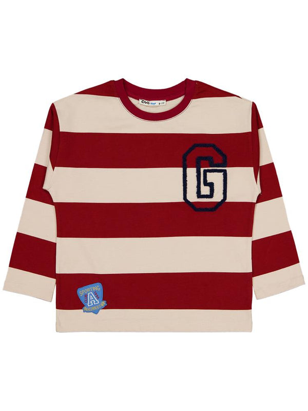 Civil Boys G Baskılı - Etiketli 6-9 Yaş Sweatshirt - Bordo