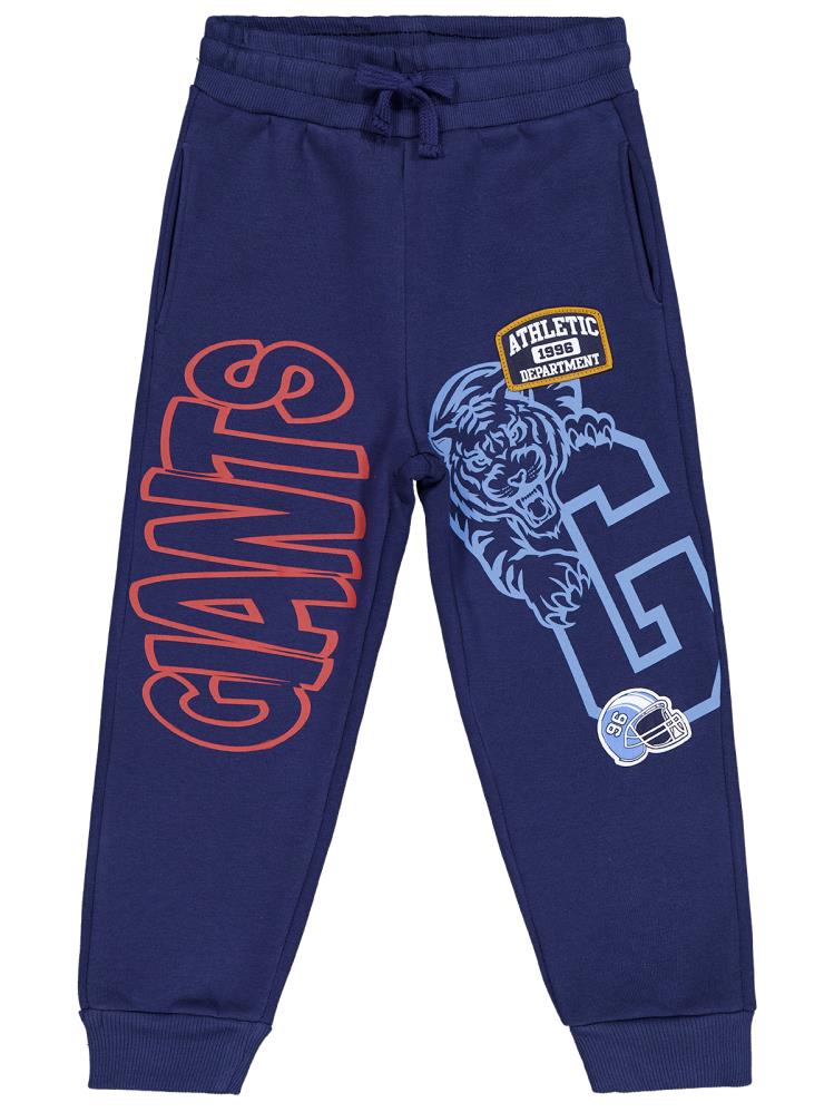 Civil Boys Tiger Baskılı - Etiketli 10-13 Yaş Eşofman Altı - Lacivert