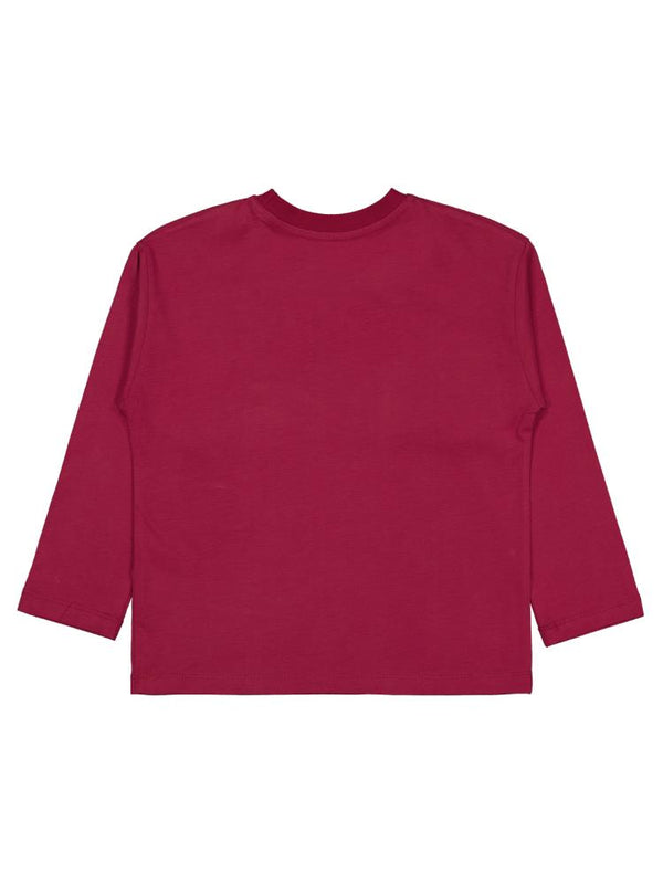Civil Boys Tiger Baskılı - Etiketli 6-9 Yaş Sweatshirt - Bordo