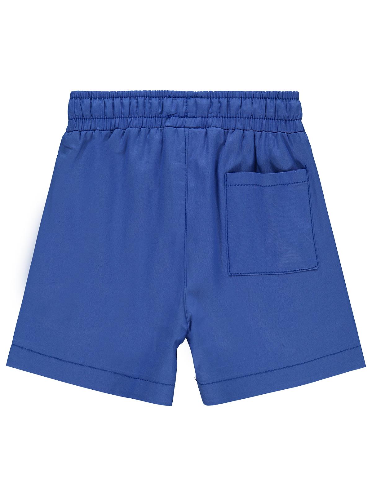 Civil Boys Bağcıklı Basic 2-5 Yaş Şort - Mavi