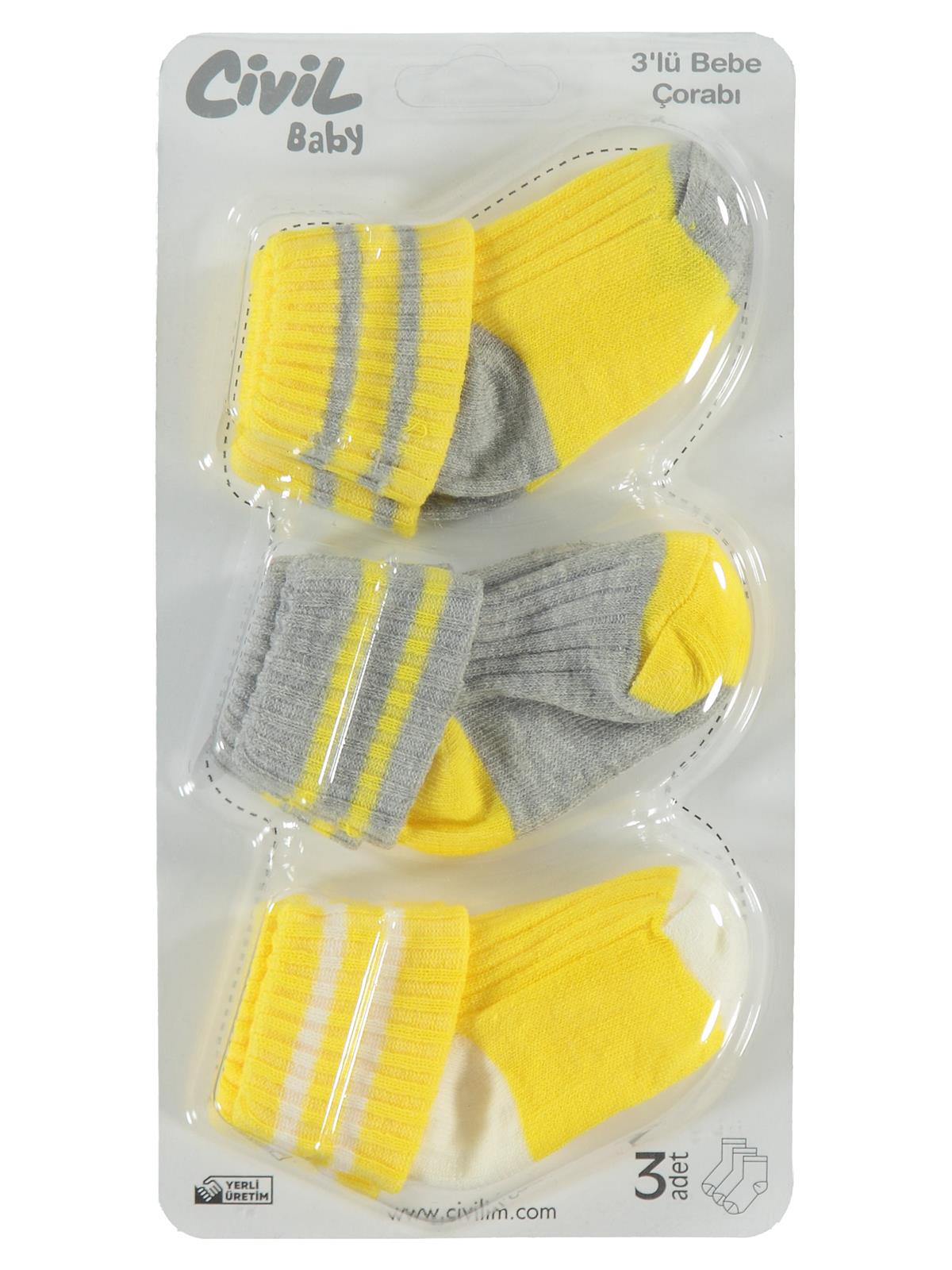 Civil Baby Basic Asetat 0-24 Ay Çorap Setleri