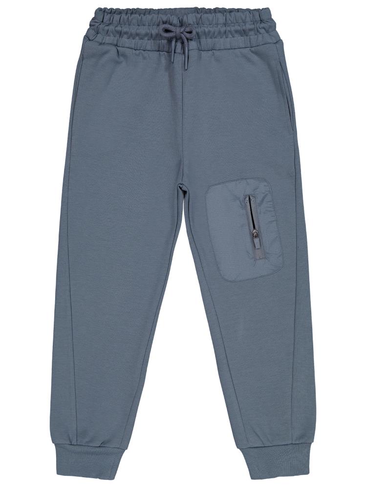 Civil Boys Etiketli - Micro Garnili 10-13 Yaş Eşofman Altı - Gri