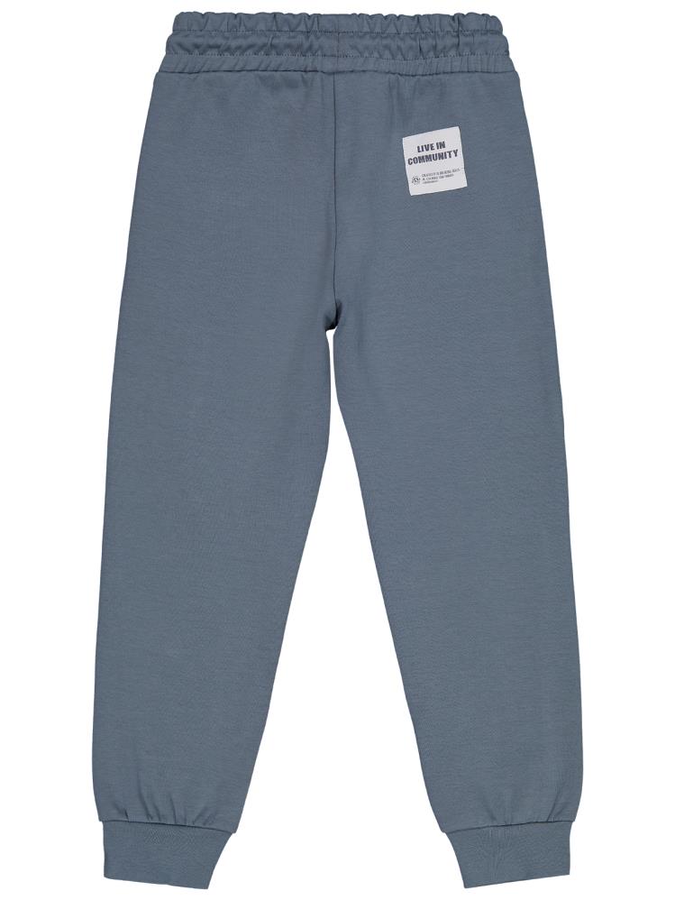 Civil Boys Etiketli - Micro Garnili 10-13 Yaş Eşofman Altı - Gri