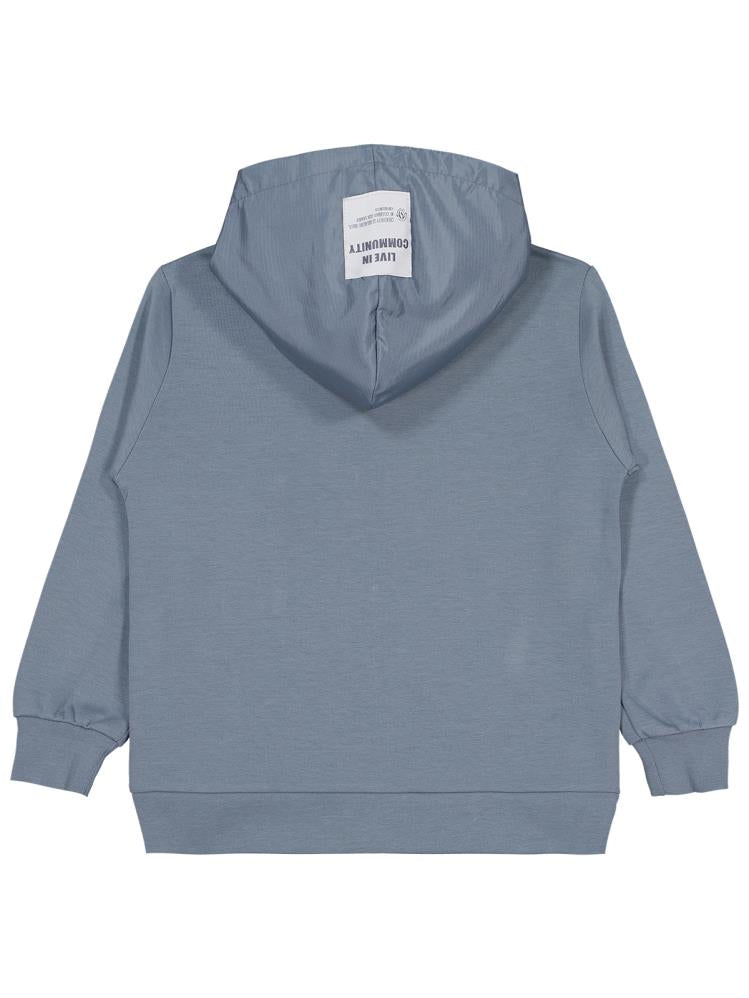 Civil Boys Etiketli - Micro Garnili 10-13 Yaş Hırka - Gri