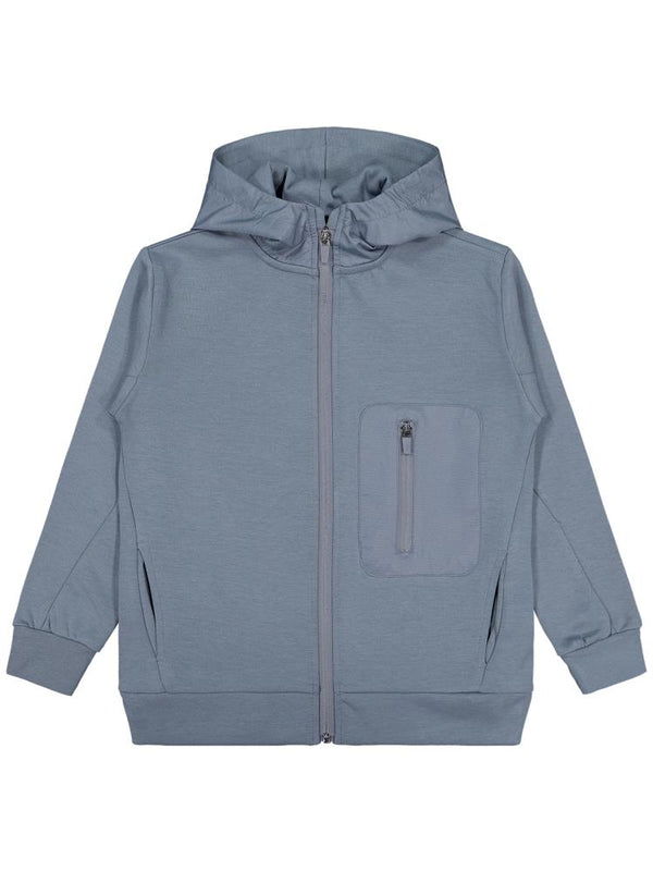 Civil Boys Etiketli - Micro Garnili 10-13 Yaş Hırka - Gri