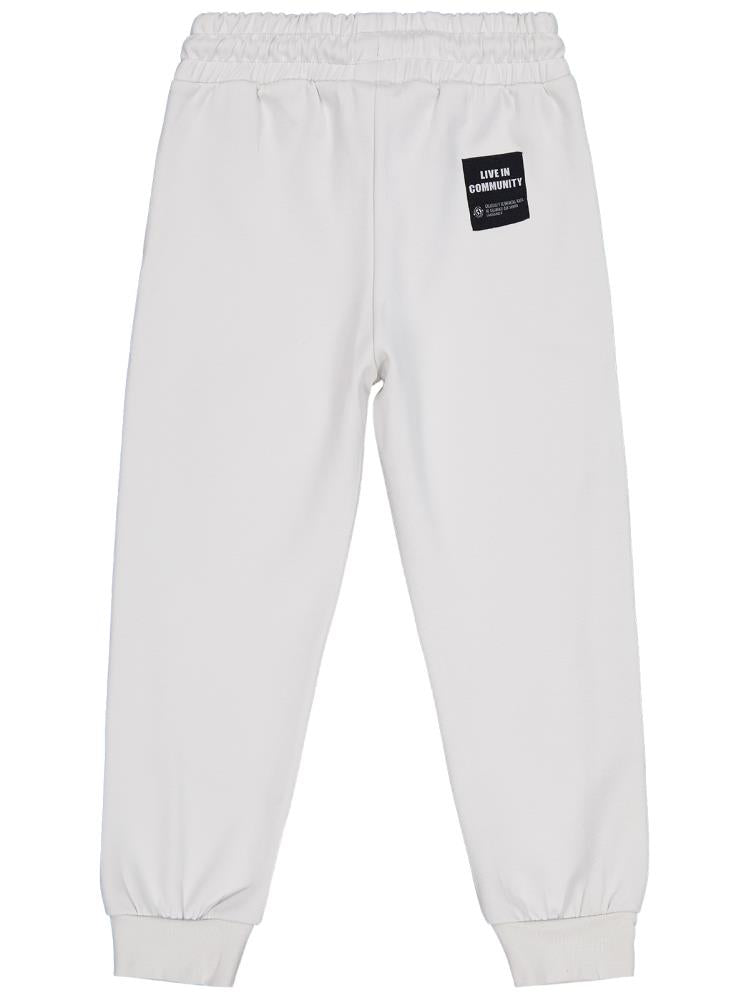 Civil Boys Etiketli - Micro Garnili 6-9 Yaş Eşofman Altı - Gri