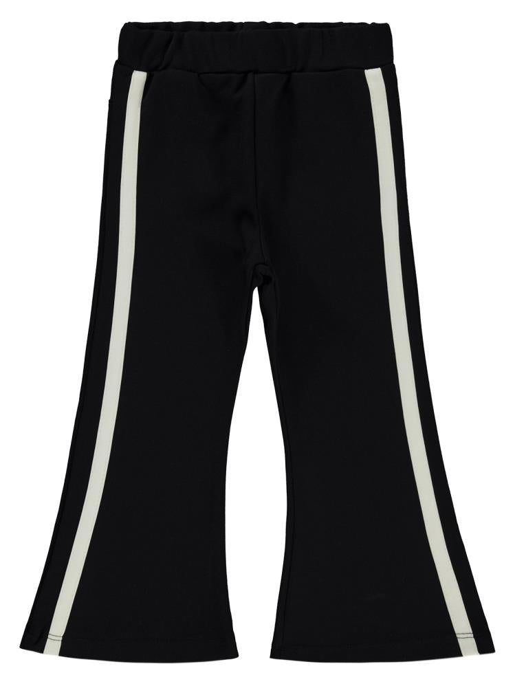 Civil Girls Yanı Şeritli 2-5 Yaş Tayt - Siyah