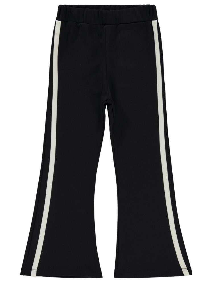 Civil Girls Yanı Şeritli 6-9 Yaş Tayt - Siyah