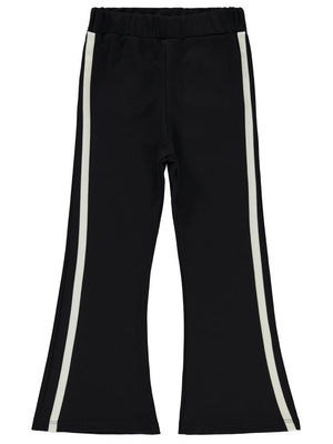 Civil Girls Yanı Şeritli 6-9 Yaş Tayt - Siyah