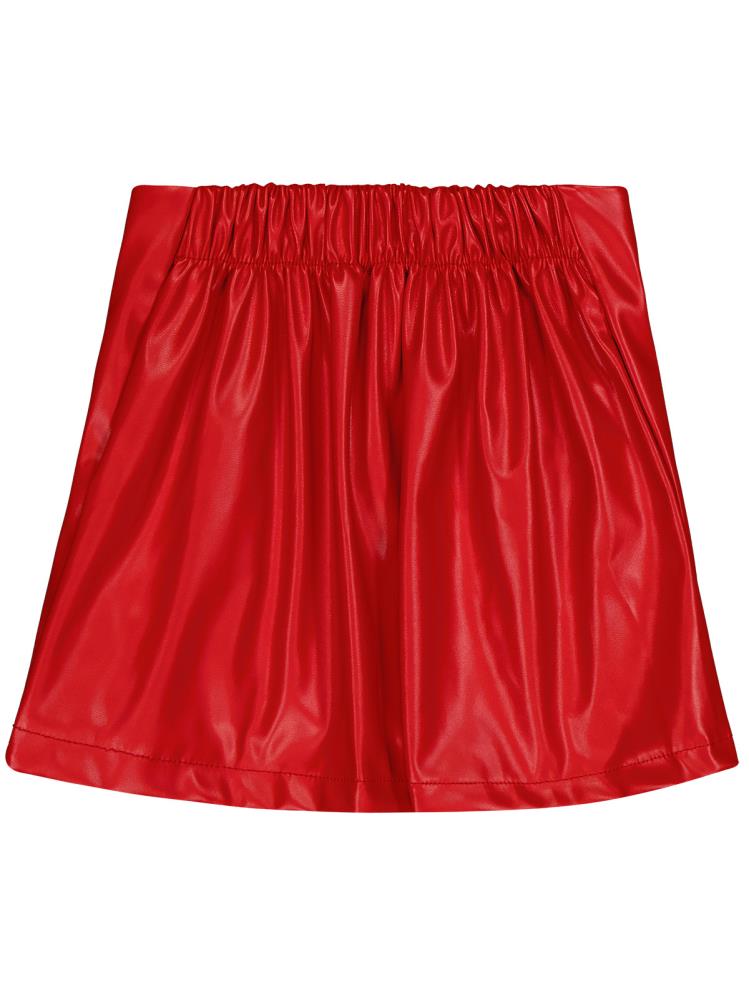 Civil Girls Fermuarlı 2-5 Yaş Etek - Kırmızı