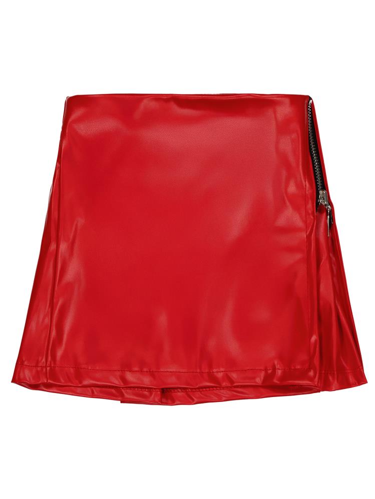 Civil Girls Fermuarlı 2-5 Yaş Etek - Kırmızı