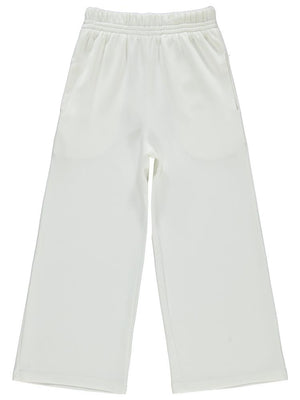 Civil Girls Düz 10-13 Yaş Pantolon - Ekru