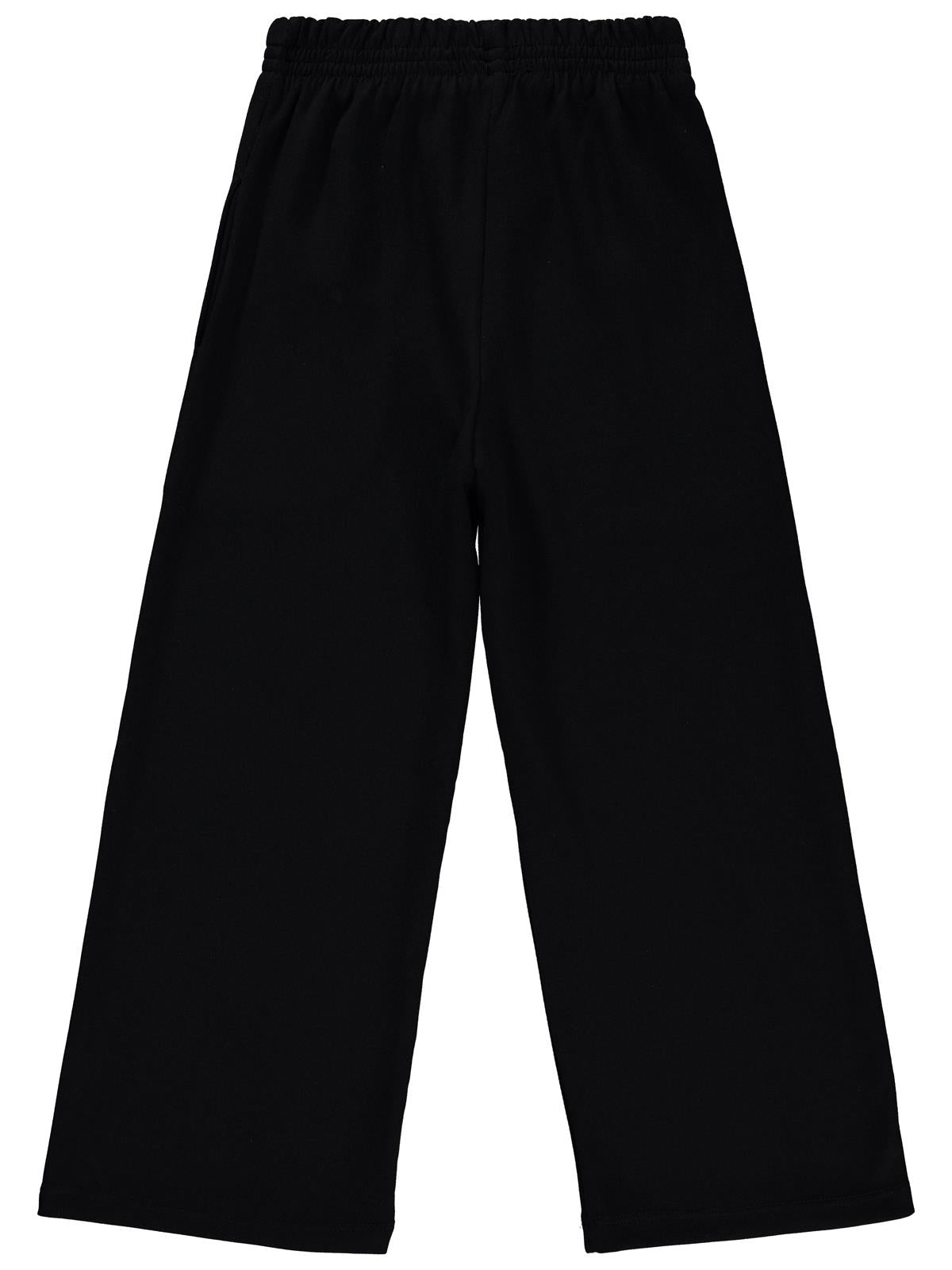 Civil Girls Düz 10-13 Yaş Pantolon - Siyah