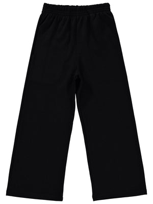 Civil Girls Düz 10-13 Yaş Pantolon - Siyah