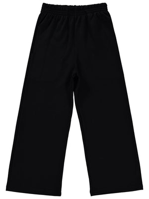 Civil Girls Düz 10-13 Yaş Pantolon - Siyah