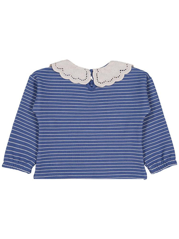 Civil Girls Çizgili 2-5 Yaş Sweatshirt - Yeşil