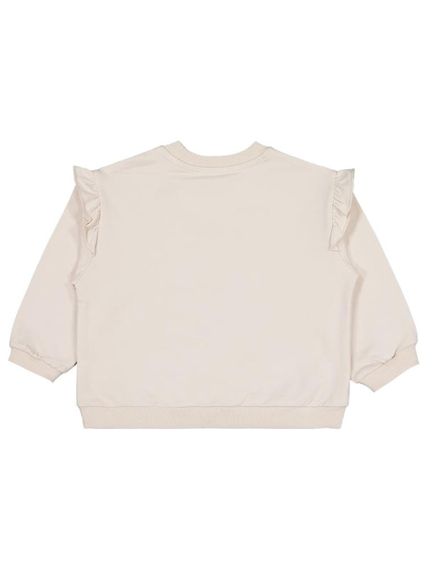 Civil Girls Lale Baskılı 2-5 Yaş Sweatshirt - Bej