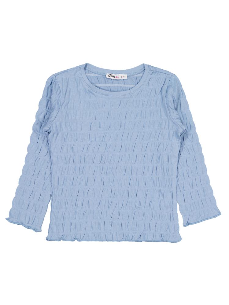 Civil Girls Raporlu 2-5 Yaş Sweatshirt - Mavi