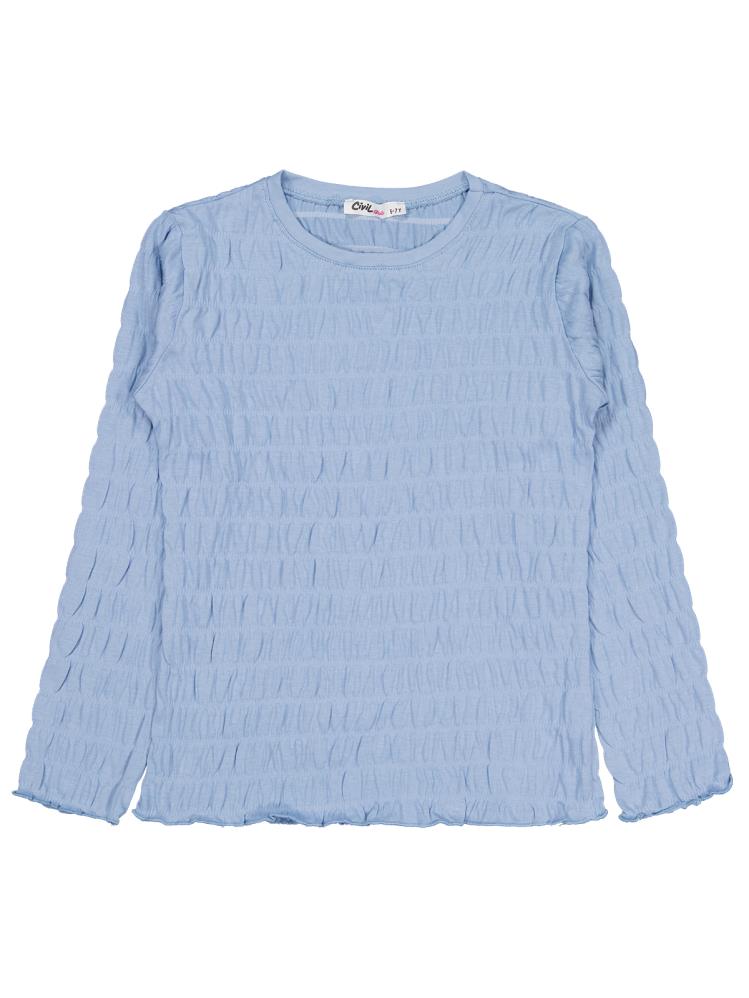 Civil Girls Raporlu 6-9 Yaş Sweatshirt - Mavi