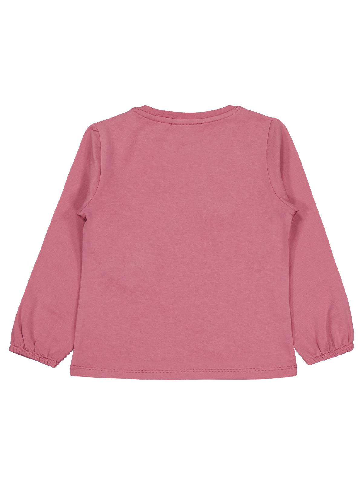 Civil Girls Kelebek Nakışlı 2-5 Yaş Sweatshirt - Pembe