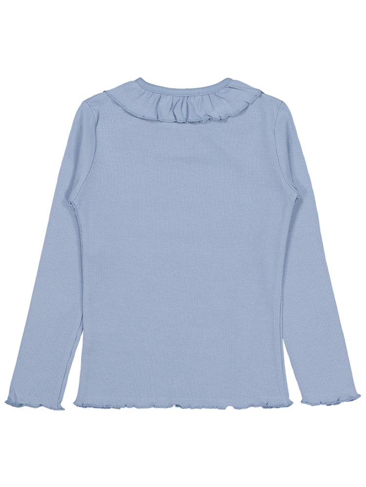 Civil Girls Yakalı 6-9 Yaş Sweatshirt - Mavi