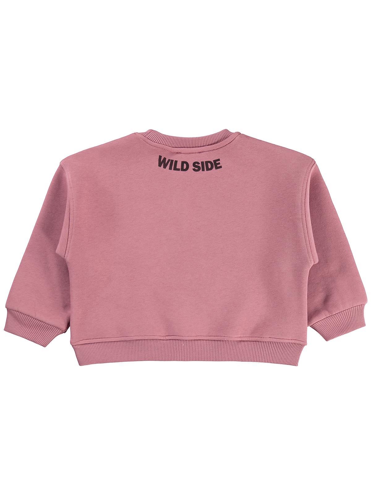 Civil Girls Papatya Nakışlı 2-5 Yaş Sweatshirt - Pembe