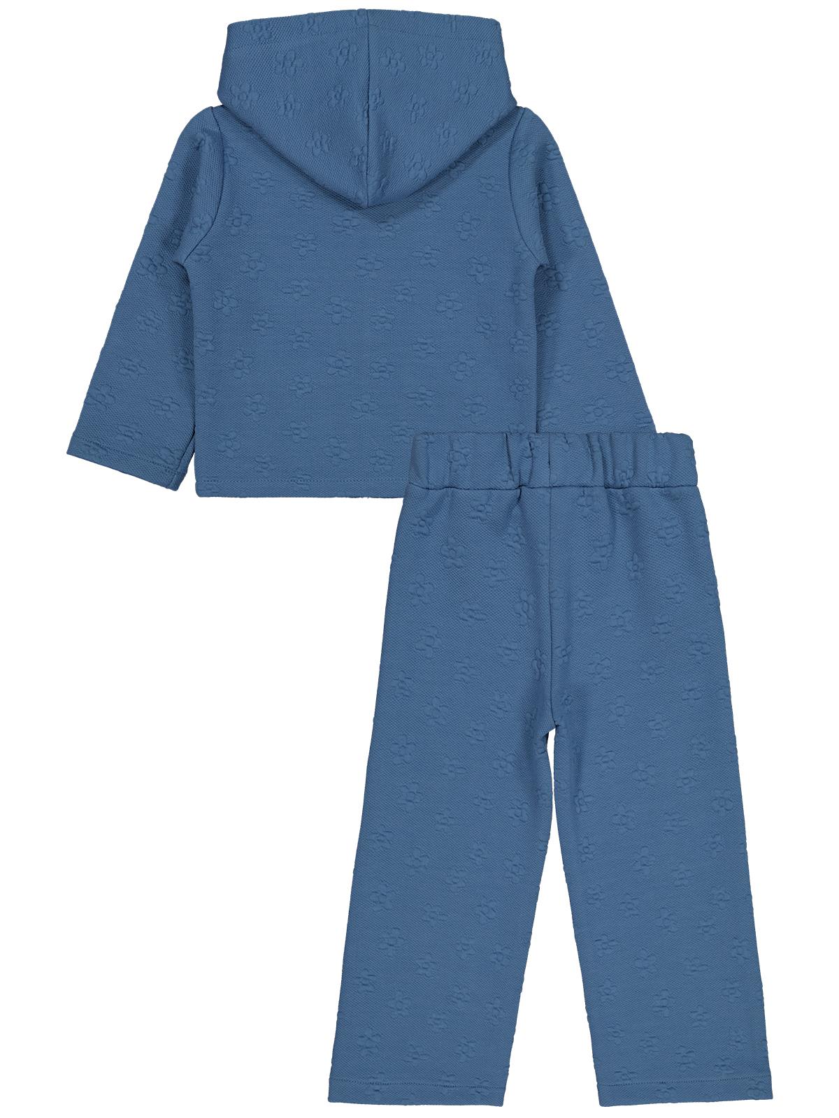 Civil Girls Çiçek Desenli 2-5 Yaş Eşofman Takımı - Yeşil