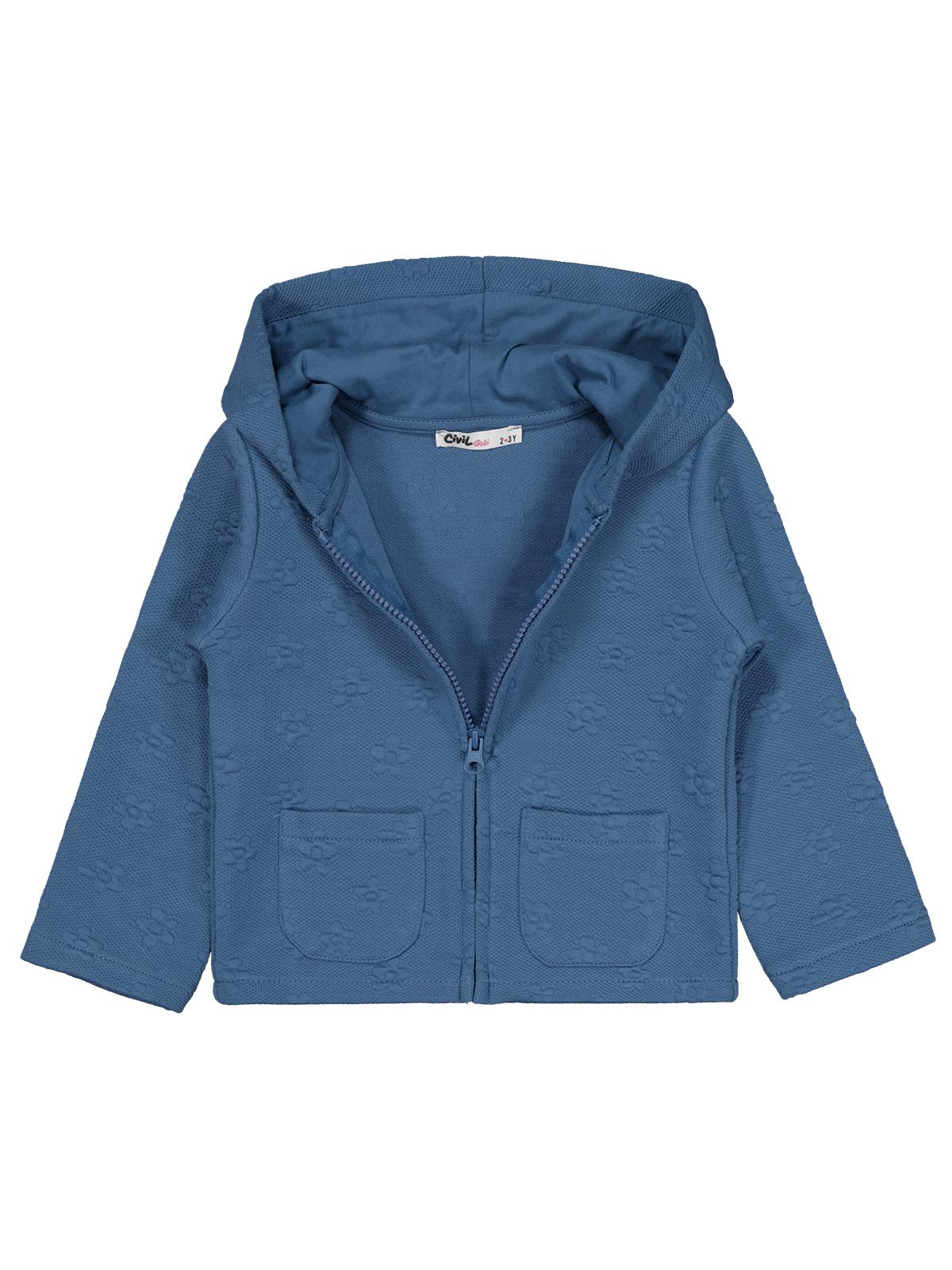 Civil Girls Çiçek Desenli 2-5 Yaş Eşofman Takımı - Yeşil