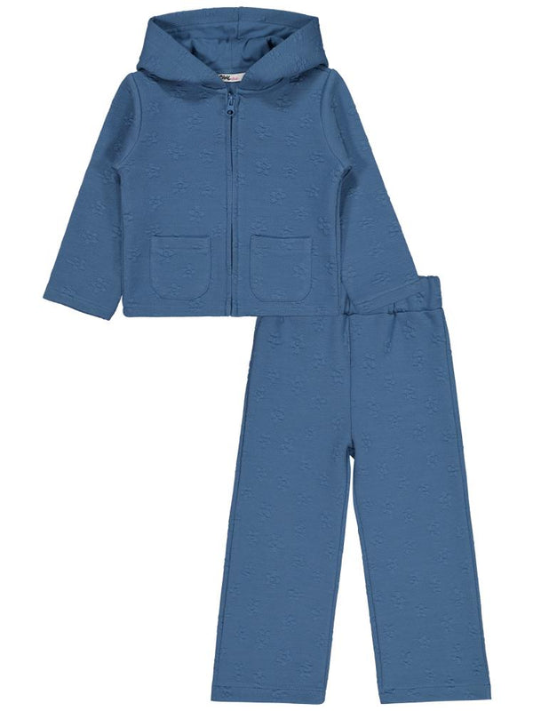 Civil Girls Çiçek Desenli 2-5 Yaş Eşofman Takımı - Yeşil