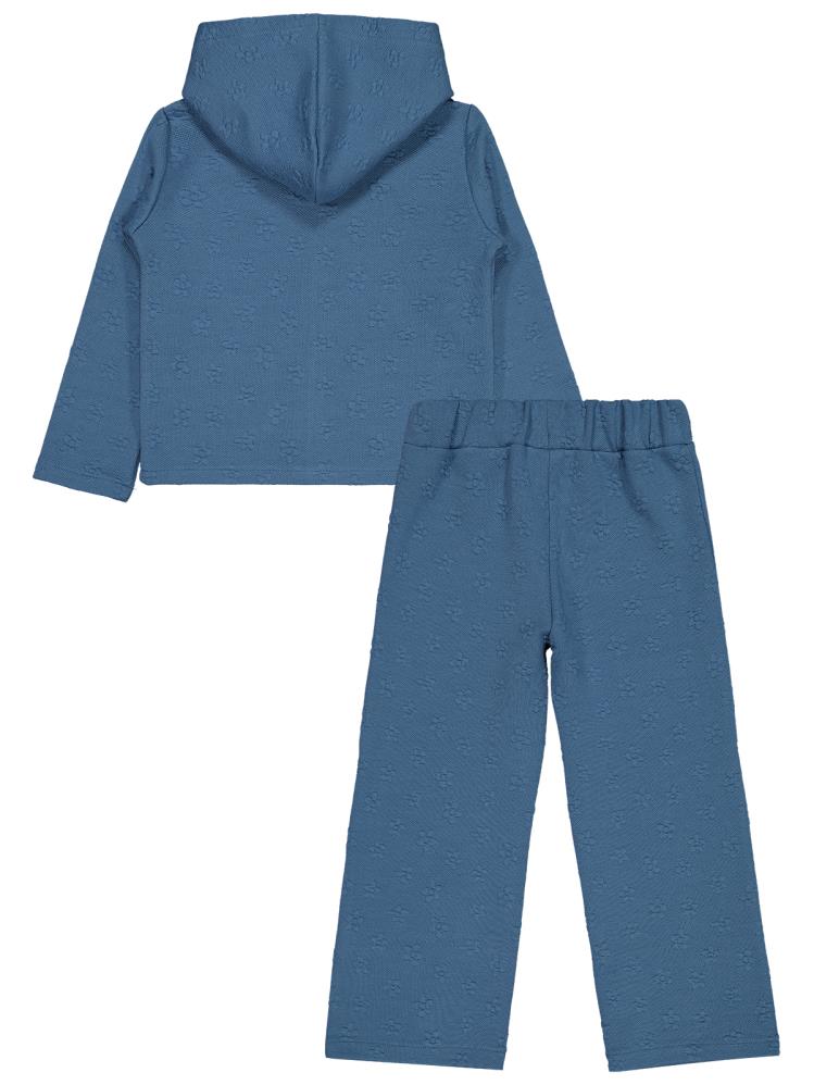 Civil Girls Çiçek Desenli 6-9 Yaş Eşofman Takımı - Yeşil