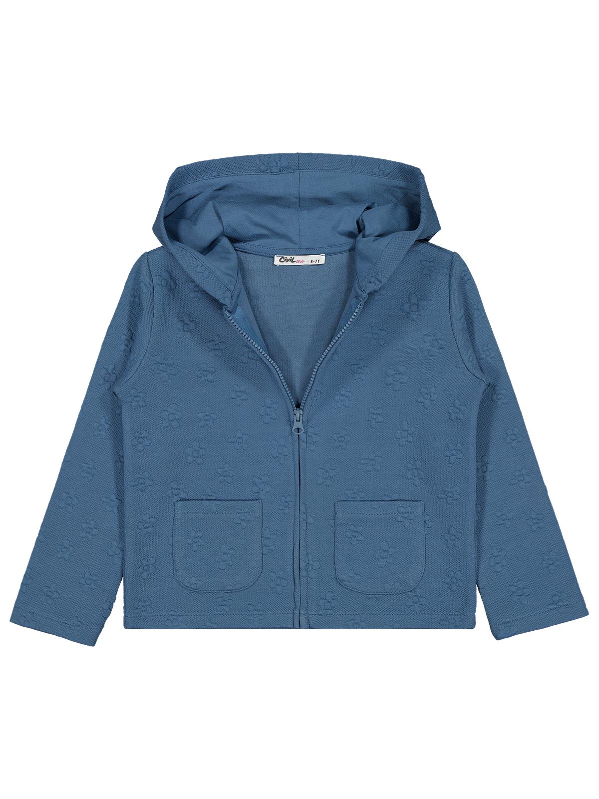 Civil Girls Çiçek Desenli 6-9 Yaş Eşofman Takımı - Yeşil