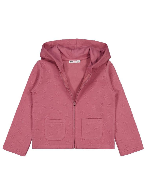 Civil Girls Çiçek Desenli 6-9 Yaş Eşofman Takımı - Pembe