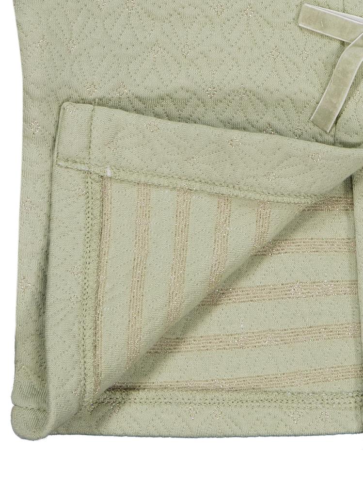 Civil Girls Önden Fiyonklu 2-5 Yaş Hırka - Haki