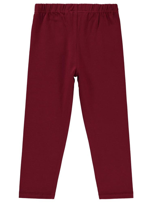 Civil Girls Basic 6-9 Yaş Tayt - Bordo