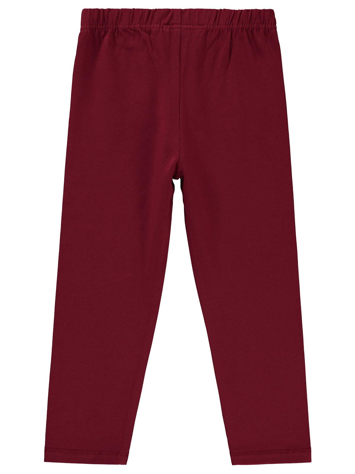 Civil Girls Basic 6-9 Yaş Tayt - Bordo
