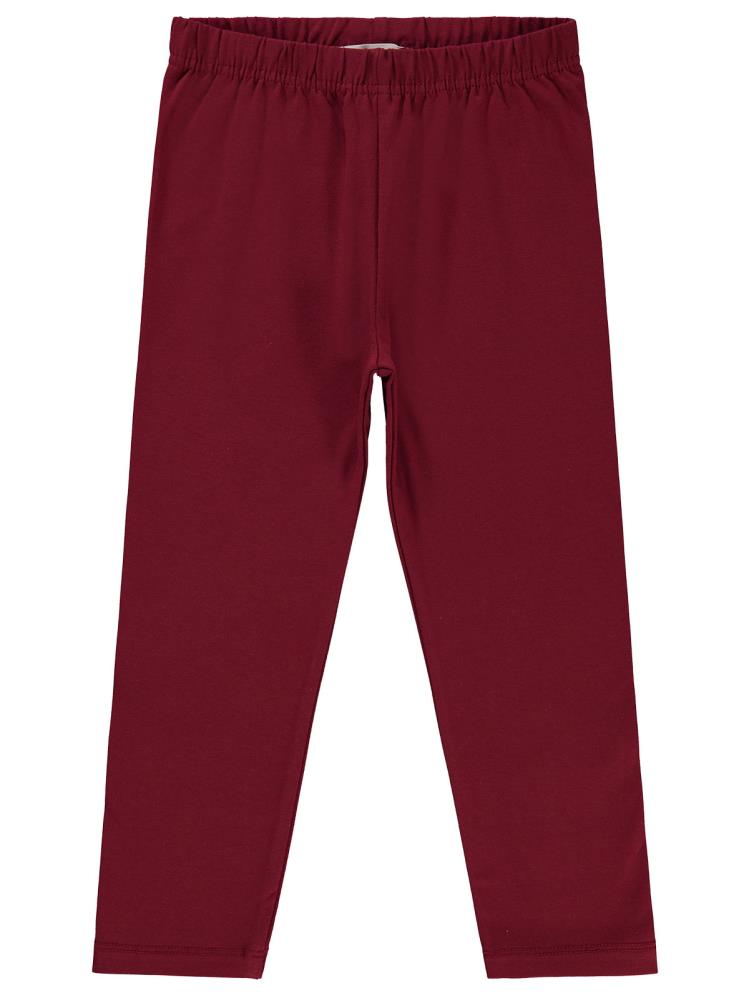 Civil Girls Basic 6-9 Yaş Tayt - Bordo