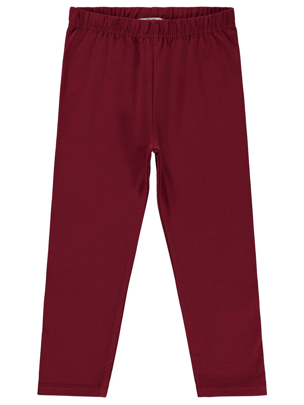 Civil Girls Basic 6-9 Yaş Tayt - Bordo
