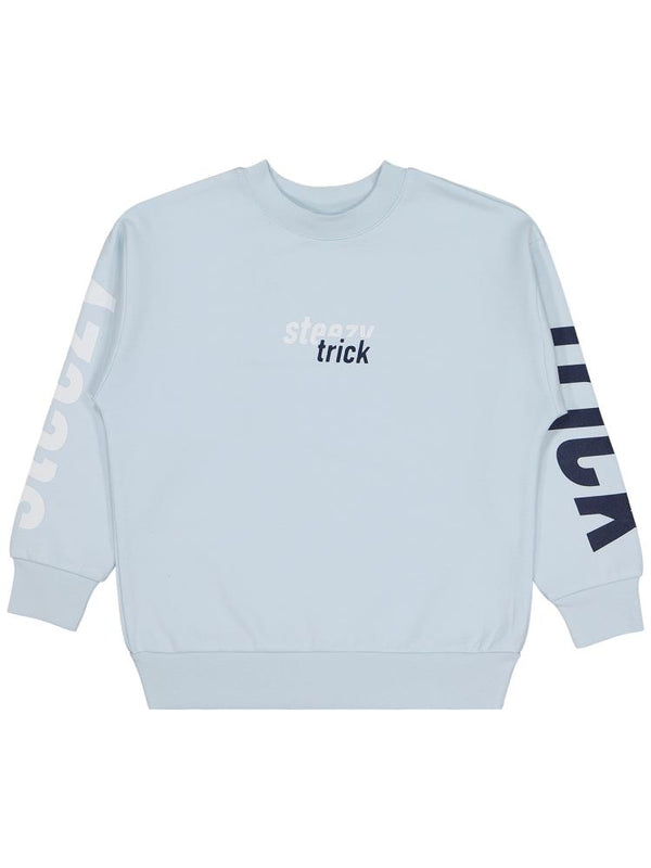 Civil Boys Steezy Baskılı 10-13 Yaş Sweatshirt - Mavi