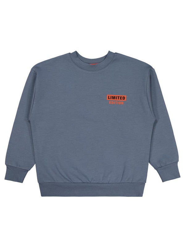 Civil Boys Prıvate Baskılı 6-9 Yaş Sweatshirt - Gri