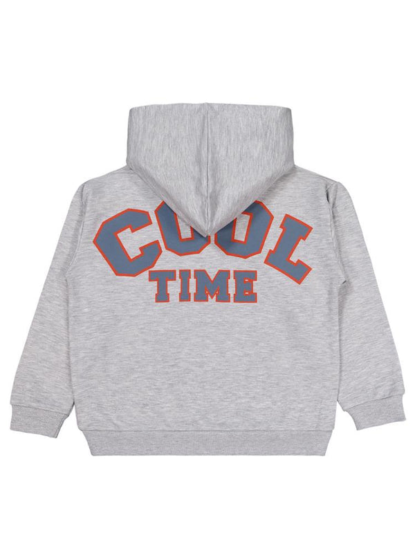 Civil Boys Cool Team Baskılı 10-13 Yaş Sweatshirt - Gri