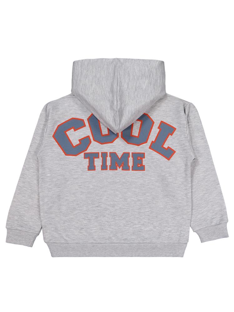 Civil Boys Cool Team Baskılı 10-13 Yaş Sweatshirt - Gri